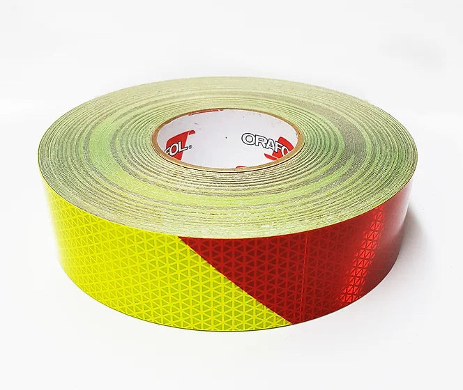 ORAFOL V98 Pre-fabricated chevron Red/Lime