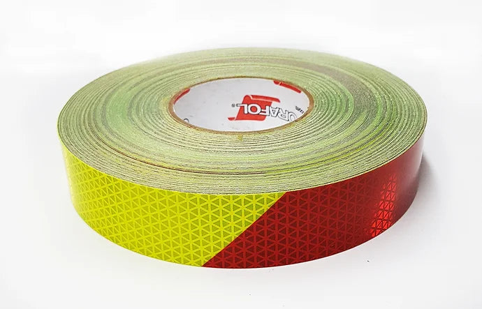 ORAFOL V98 Pre-fabricated chevron Red/Lime