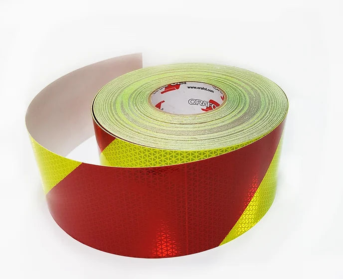 ORAFOL V98 Pre-fabricated chevron Red/Lime