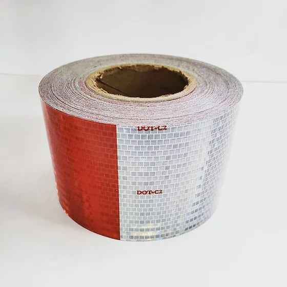AVERY V-5720-10-XX RED/WHITE ( 10 years) DOT CONSPICUITY TAPE