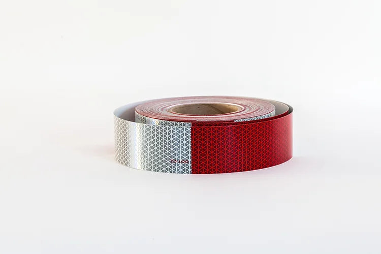 ORAFOL V92-2"x50yds Red/White DOT Conspicuity tape