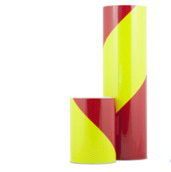 ORAFOL V98 Pre-fabricated chevron Red/Lime 