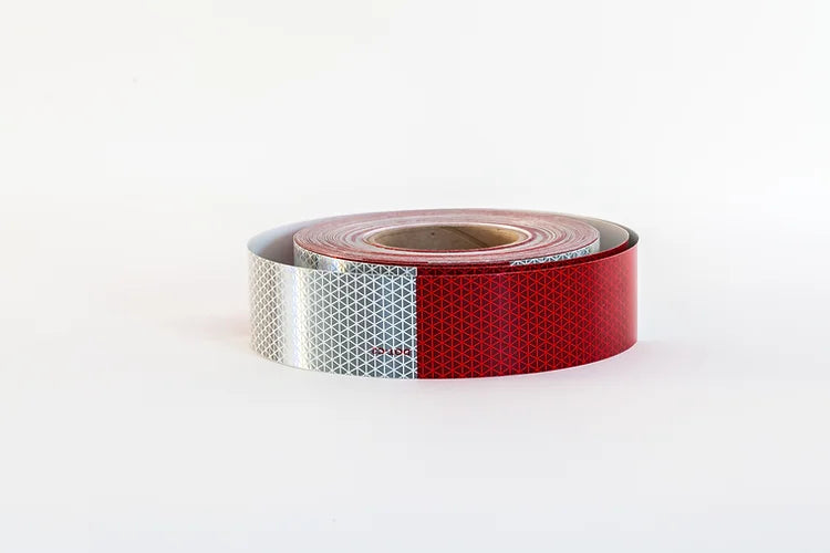 ORAFOL V92-2"x50yds Red/White  DOT Conspicuity tape